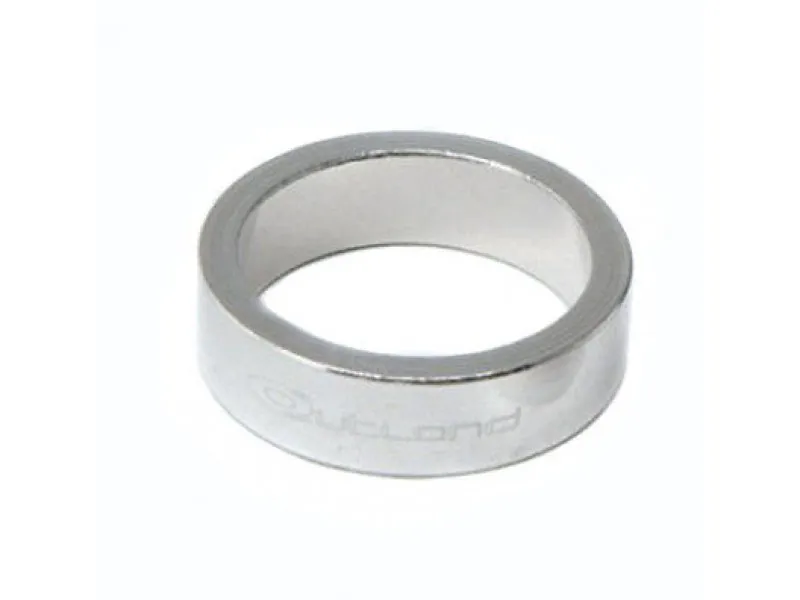 Outland A Head Spacer 10mm x 25.4mm Alloy Silver