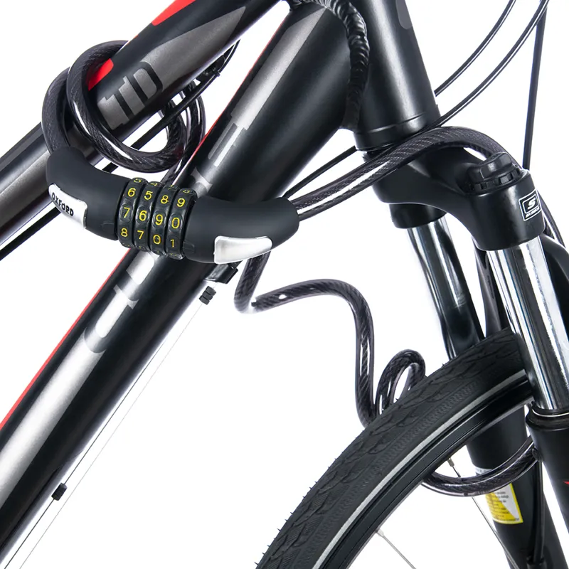 Oxford Combi Coil Lock1.5m x 12mm Black-4