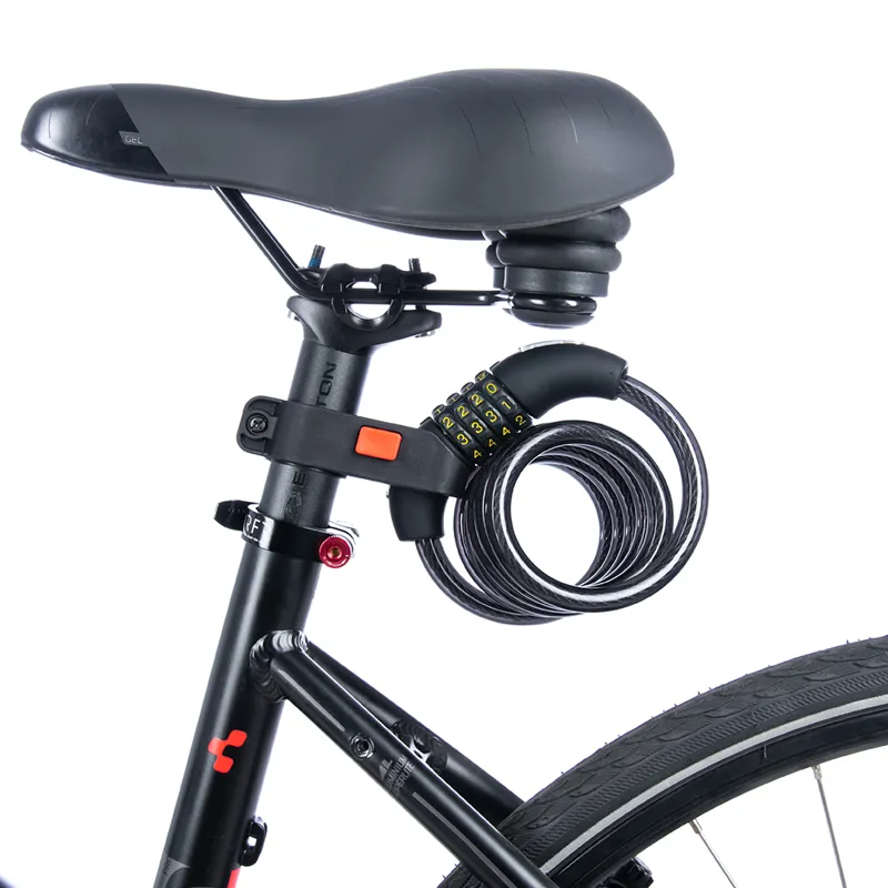 Oxford Combi Coil Lock1.5m x 12mm Black-5