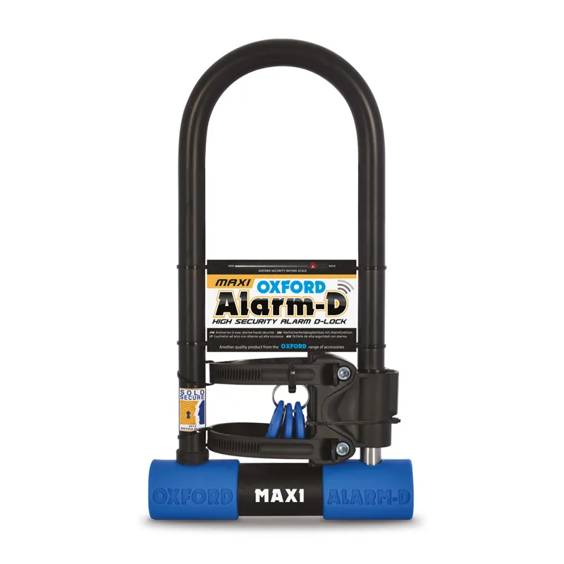 Oxford Alarm-D Maxi 320mm X 173mm D-Lock in Black