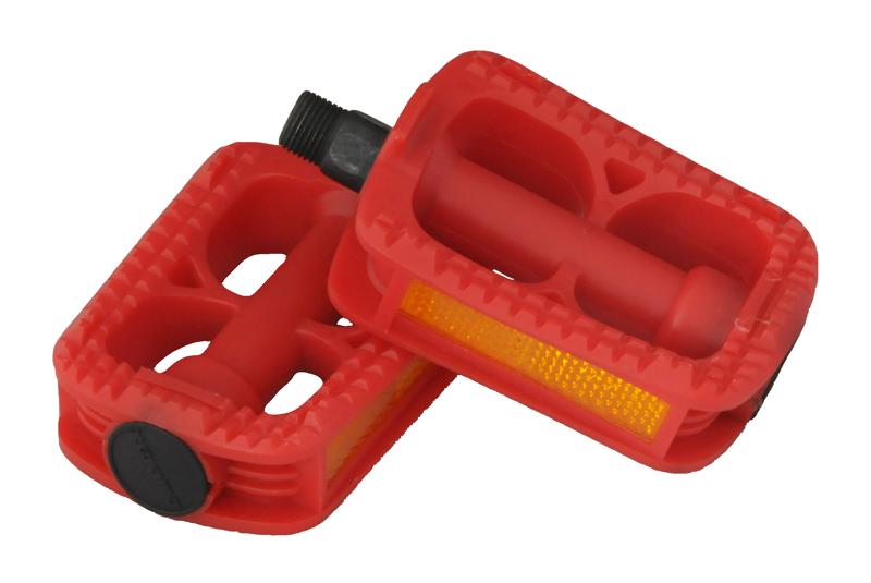 9/16 Resin Junior Pedals Red-1