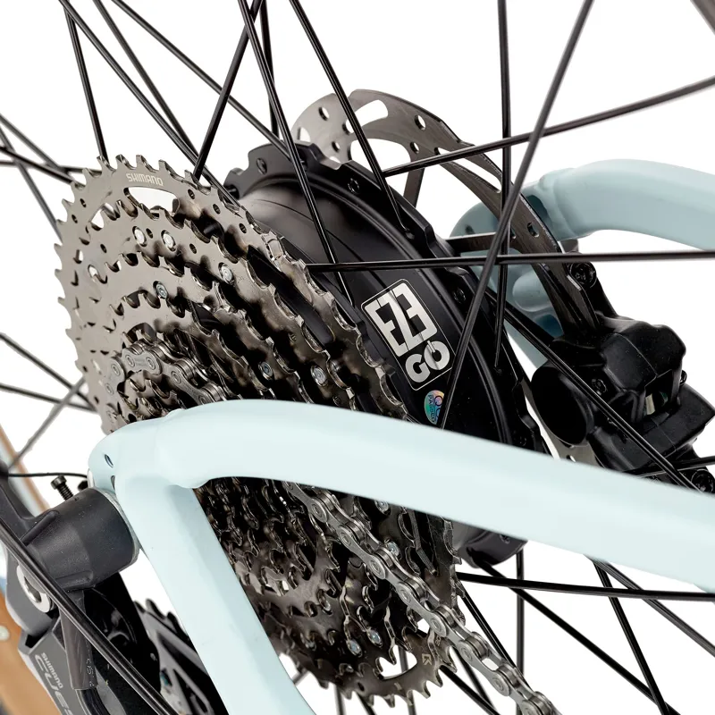 Ezego Trail Destroyer II 27.5 Inch Wheel Bike Blue 14Ah Battery-2