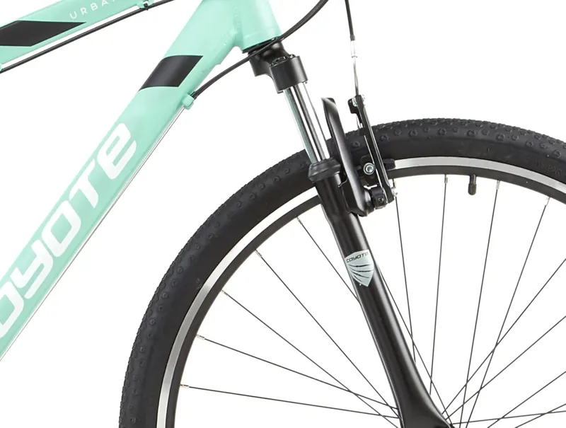 Coyote Urban 700c Sports Hybrid Bike Turquoise-6