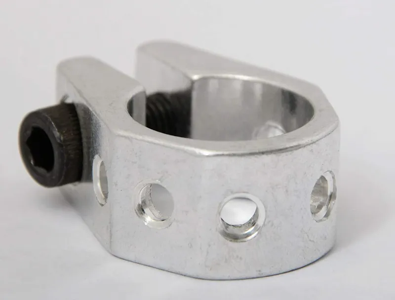 BMX 25.4mm Hexagonal Seat Clamp Silver