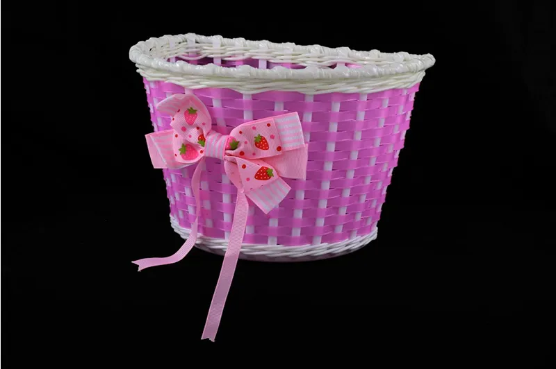 Kids Basket Pink Bow-1