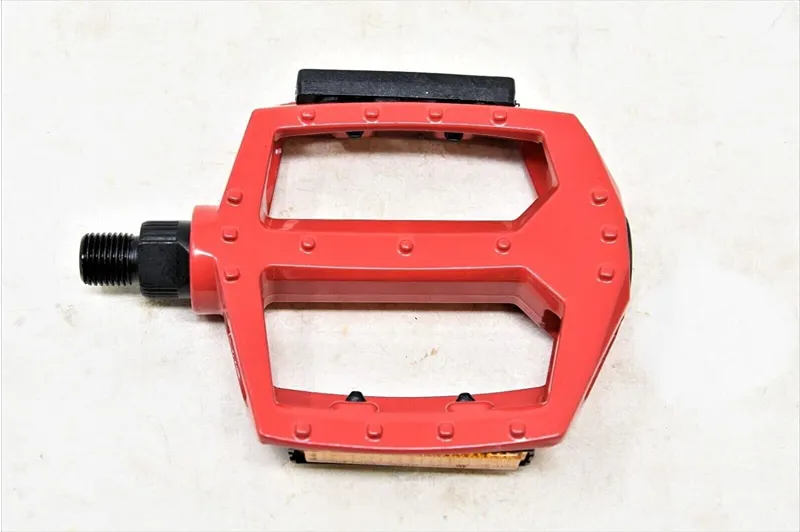 BMX 1/2 Alloy Platform Pedals Red-1