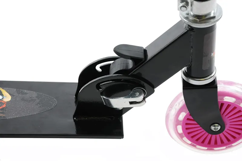 Ninja Folding Mini Scooter Black and Pink-4