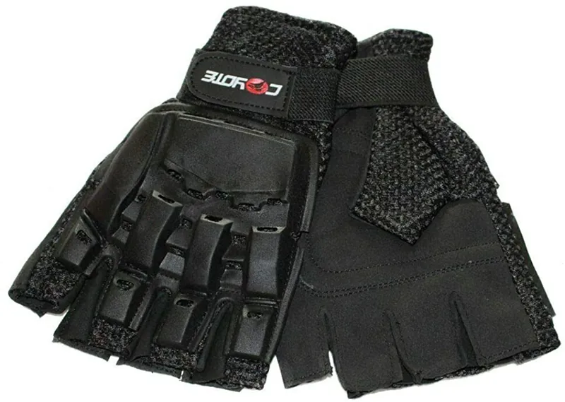 Coyote MTB Fingerless Mitts Black