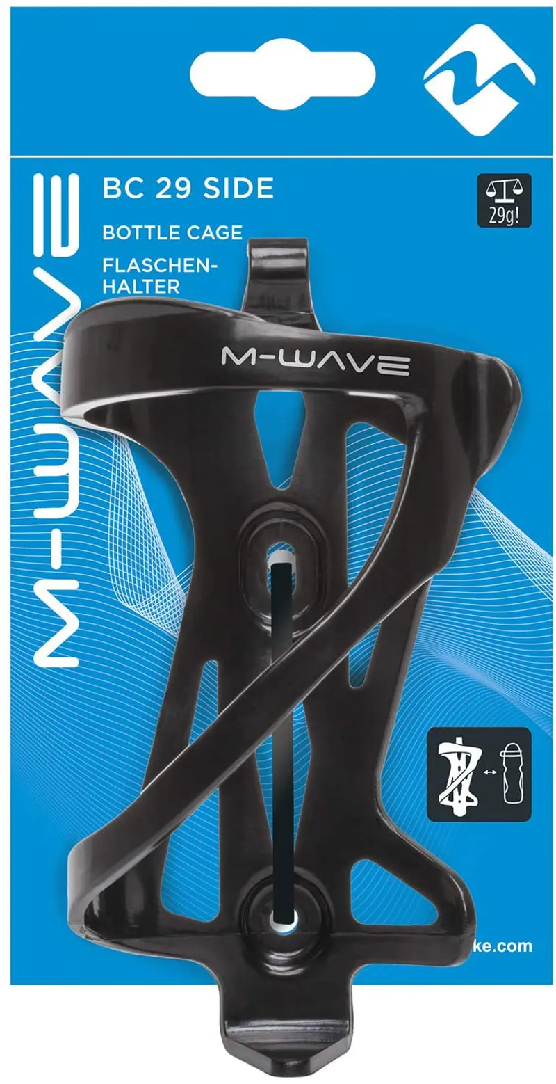 M-Wave BC 29 Side Bottle Cage Black-2