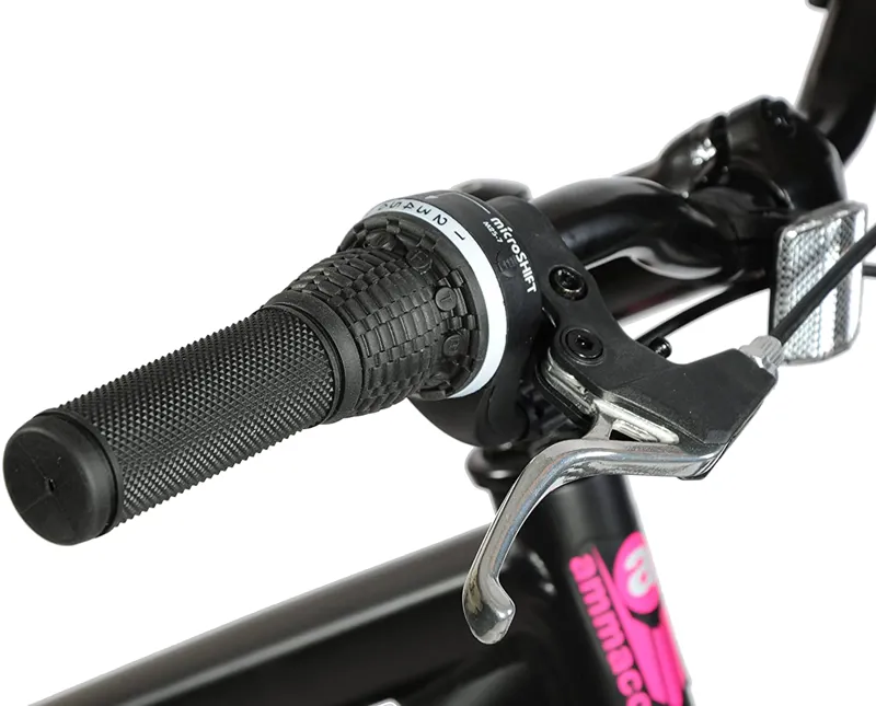 Ammaco Pinky 24 inch Wheel Kids Mountain Bike Black-4