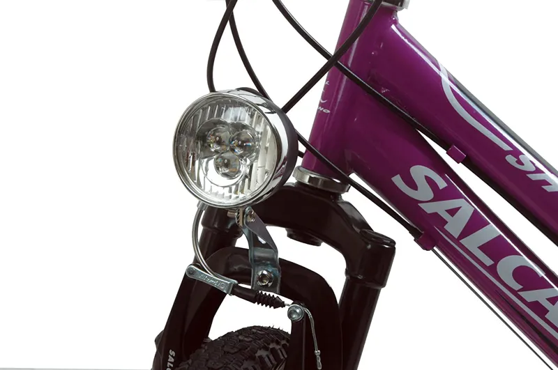 Ammaco Front Centre Fork Bike 3 Led Headlight