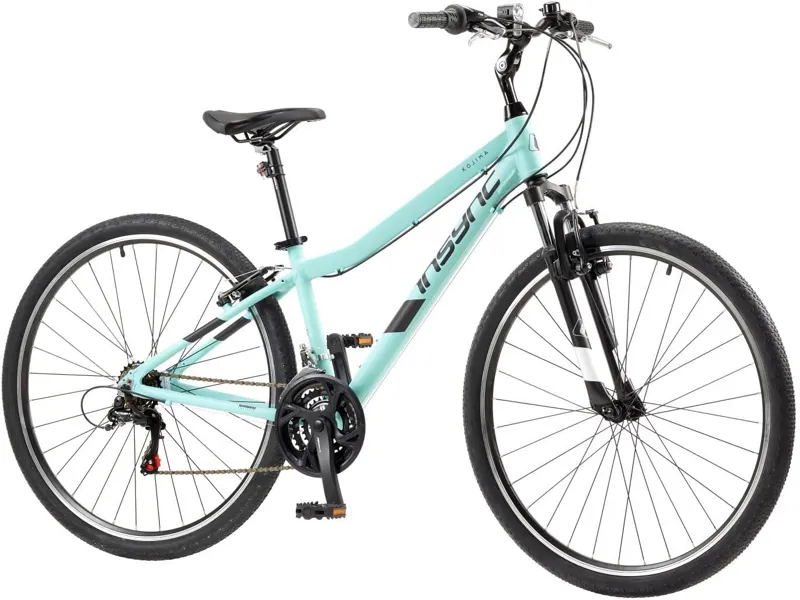InSync Kojima 1.0 700c Sports Hybrid Bike Aqua Blue-1