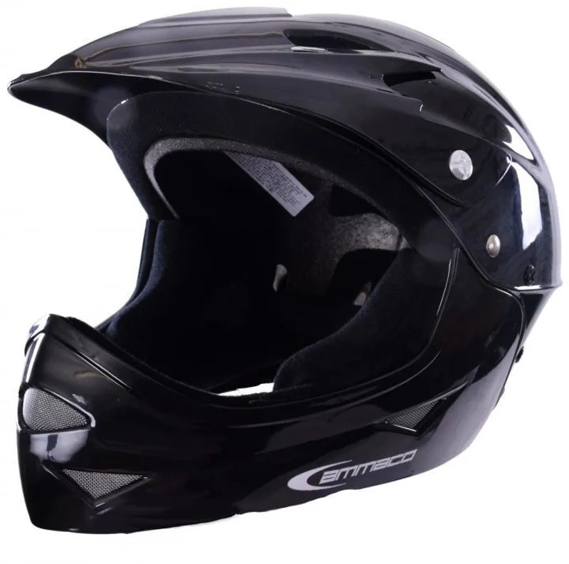 Ammaco Full Face Kids Helmet 54-58cm Black