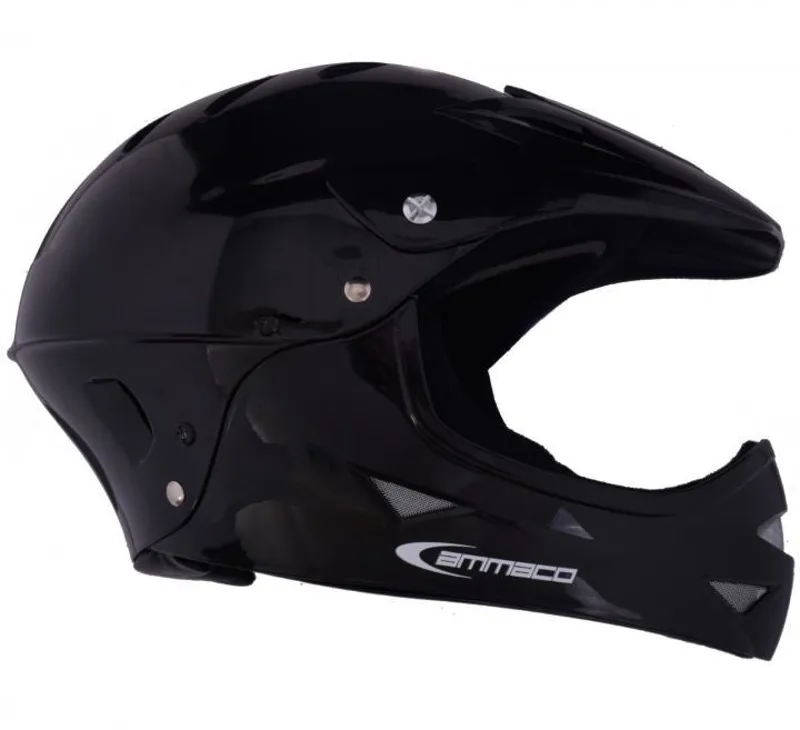 Ammaco Full Face Kids Helmet 54-58cm Black-1