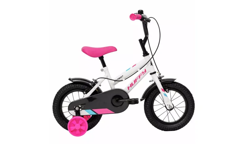 Huffy So Sweet 12 Inch Wheel Kids Bikes Gloss White-1