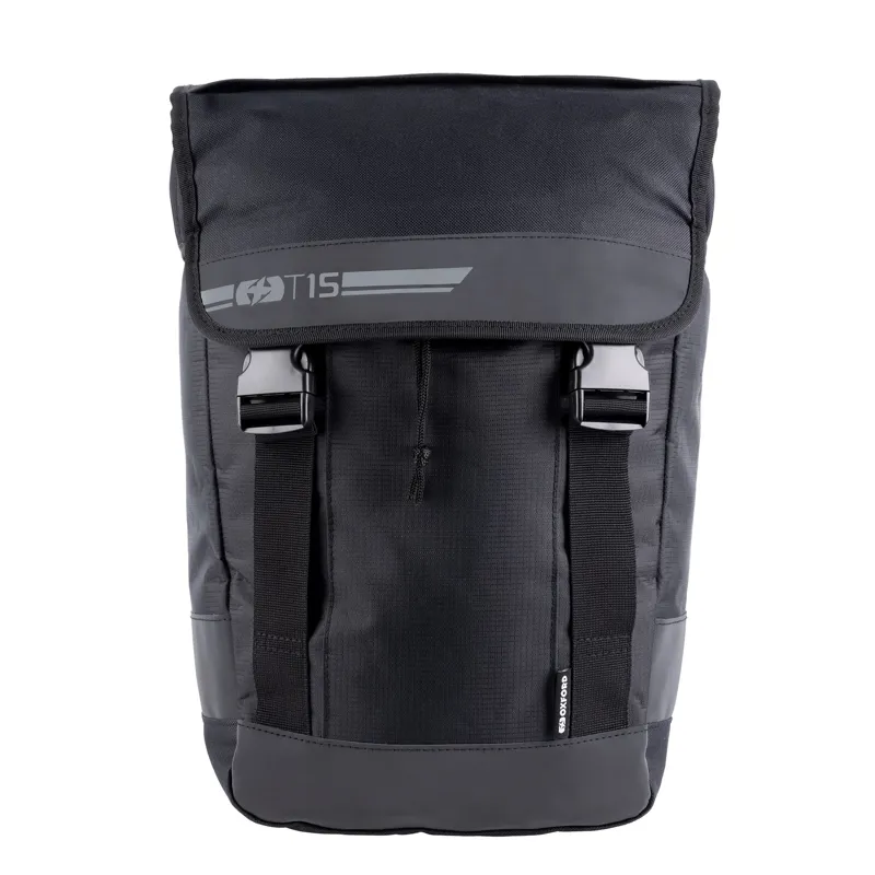 Oxford T15 QR 15L Pannier Bag Black