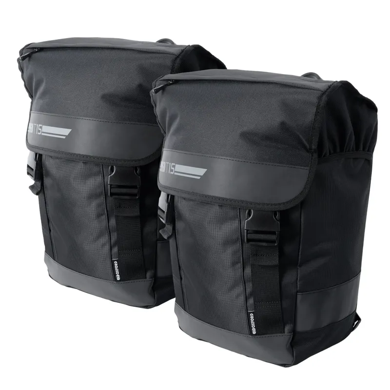 Oxford T15 QR 15L Pannier Bag Black-1