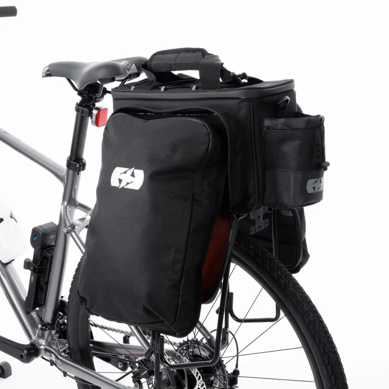 Oxford T18 Rack Top 18L Bag W/Panniers Black-7