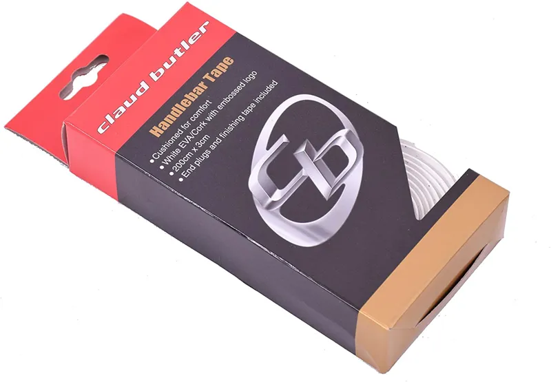 Claud Butler Exile Cork Handlebar Tape White-1