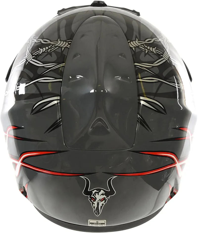 Dragon Full Face Downhill Helmet  57-58cm Grey-1