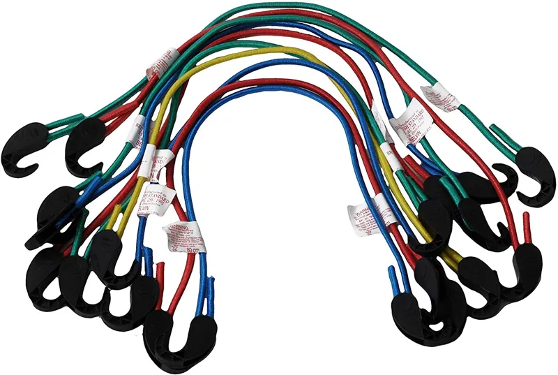 Elastic 8mm x 32 80cm adjustable hook  