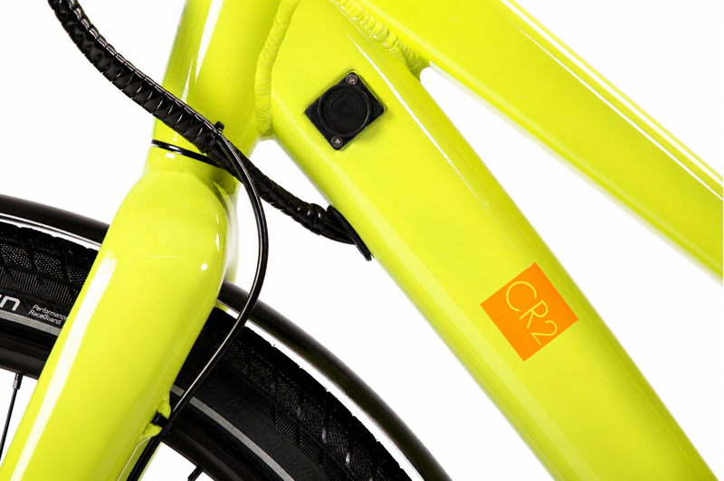 E-Flow CR-2 Electric Hybrid Bike Step through Lime Green-6