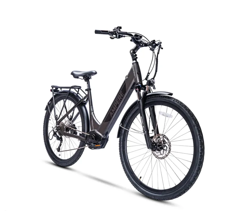 Ampere Deluxe Pro 700c Electric Bike 10Ah Grey -2