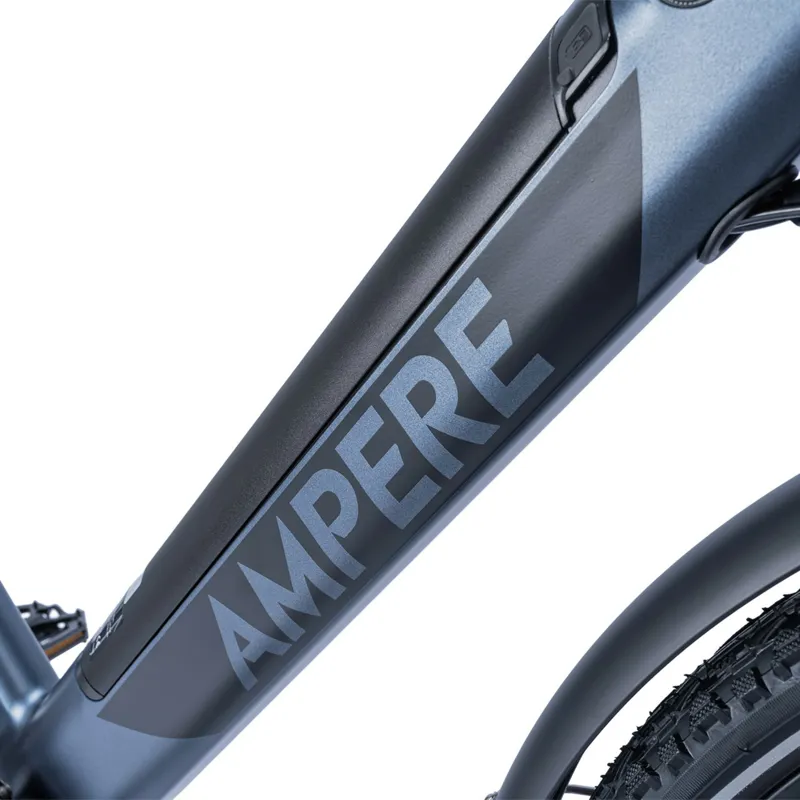 Ampere Deluxe Step Through 700c Wheel Electric Bike Blue 10Ah-3