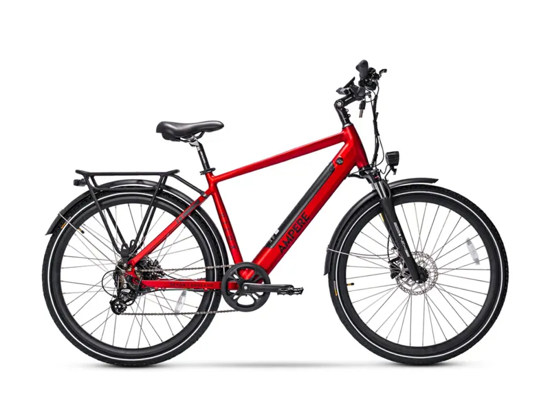 Ampere Hilux 700c Wheel Electric Bike Molten Red 14Ah