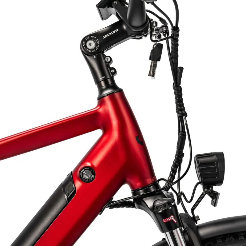 Ampere Hilux 700c Wheel Electric Bike Molten Red 14Ah-8