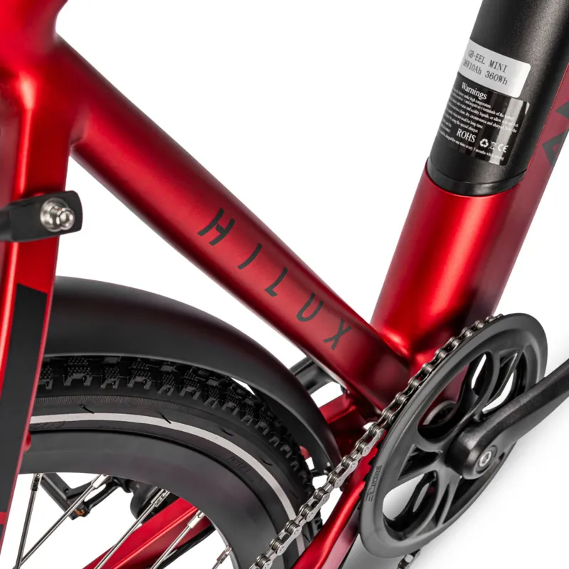 Ampere Hilux 700c Wheel Electric Bike Molten Red 14Ah-10