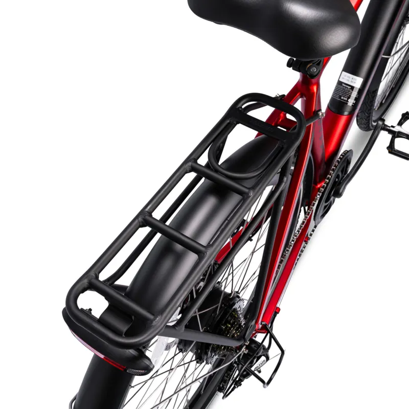 Ampere Hilux 700c Wheel Electric Bike Molten Red 10Ah-11