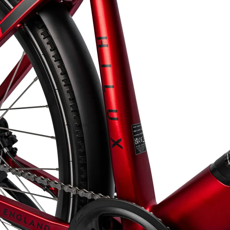 Ampere Hilux 700c Wheel Electric Bike Molten Red 14Ah-4