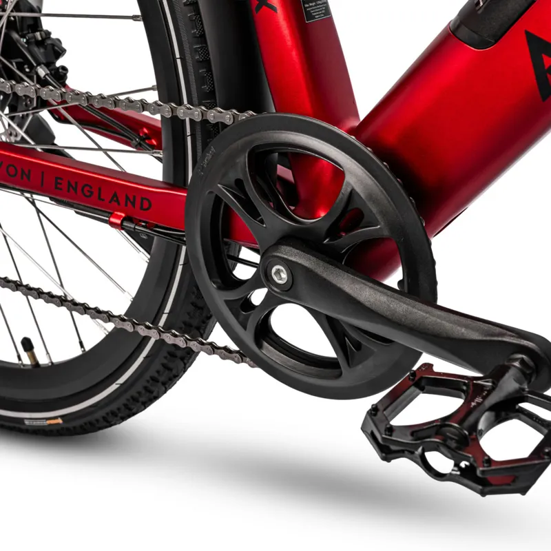 Ampere Hilux 700c Wheel Electric Bike Molten Red 10Ah-5