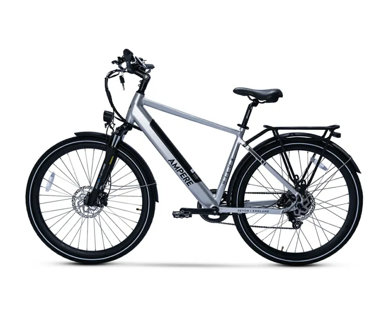 Ampere Hilux 700c Wheel Electric Bike Silver 14Ah-1