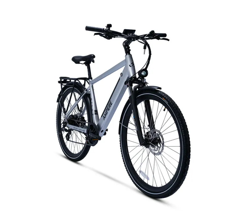 Ampere Hilux 700c Wheel Electric Bike Silver 10Ah-2