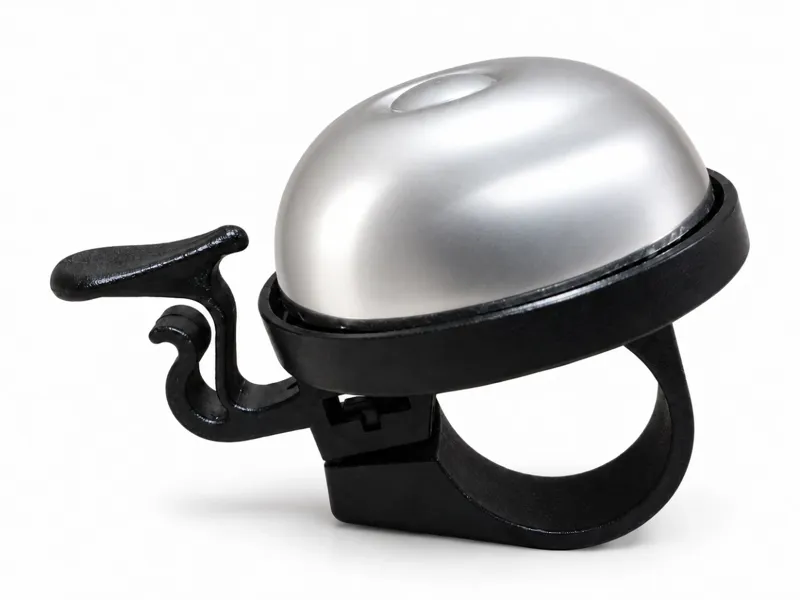 Silver Bicycle Bell - 22.2mm Handlebar Fit