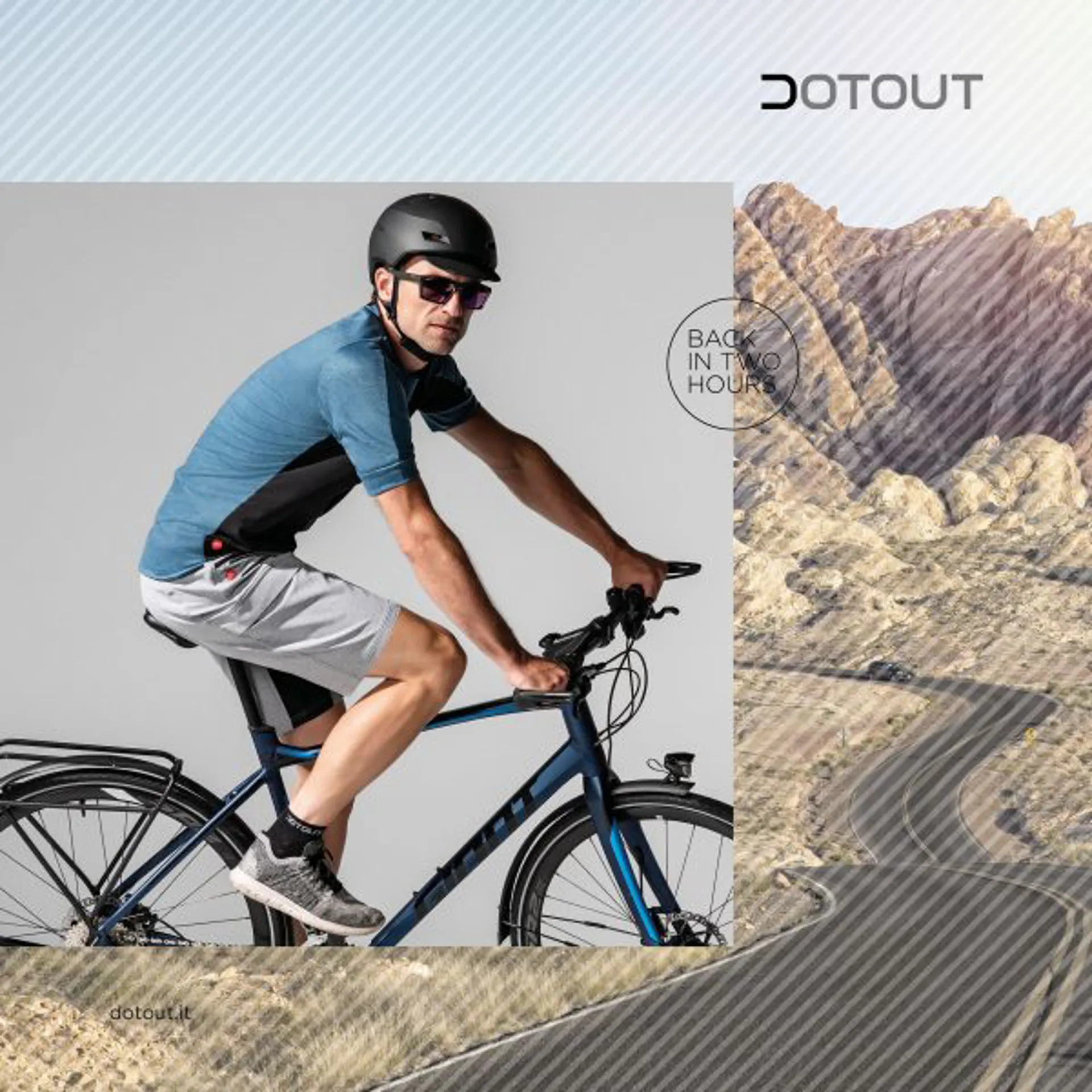 Dotout Downtown Urban Helmet 55-61cm Black