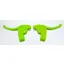 Resin Caliper Brake Levers Green