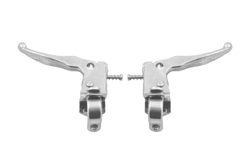BMX MX Style Brake Levers Silver