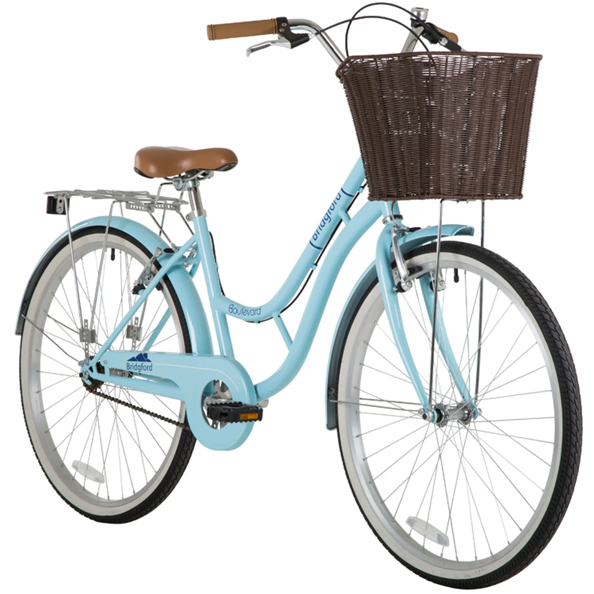 Pashley Britannia Blue Bike Basket Ladies Cycle Blue Bike With