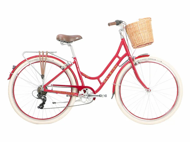 Raleigh Willow 700c Commuter Hybrid Bike Bright Pink