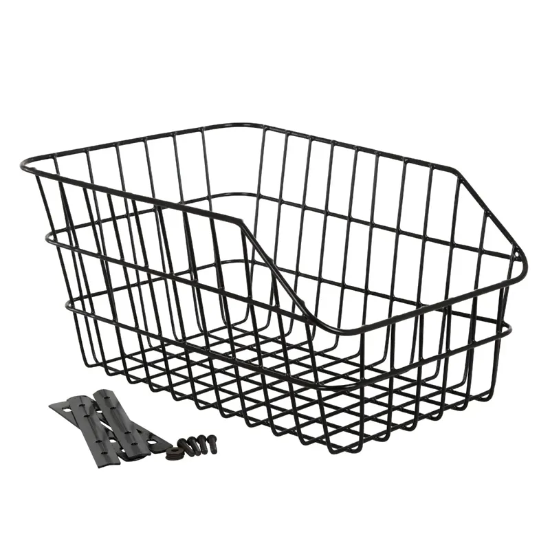 ETC Rear Wire Basket Heavy Duty Black