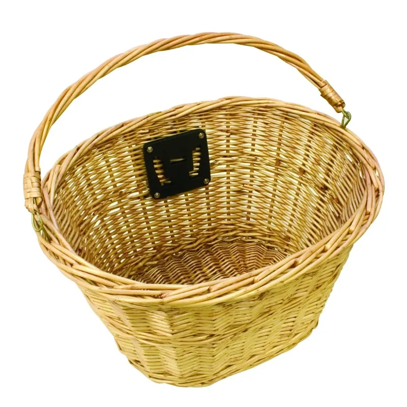 ETC Oval Quick Release Wicker Basket