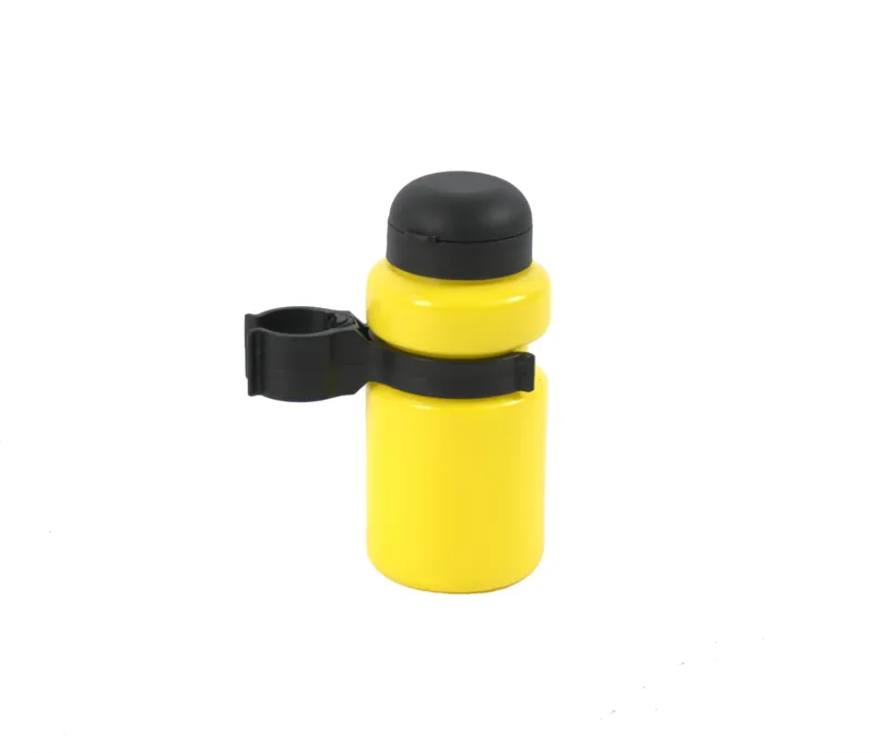 Kids Water Bottle and Clip On Bracket Yellow