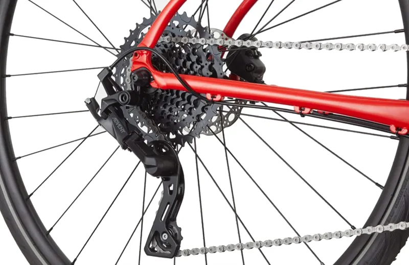 Cannondale Quick 4 700c Sports Hybrid Bike Red-2