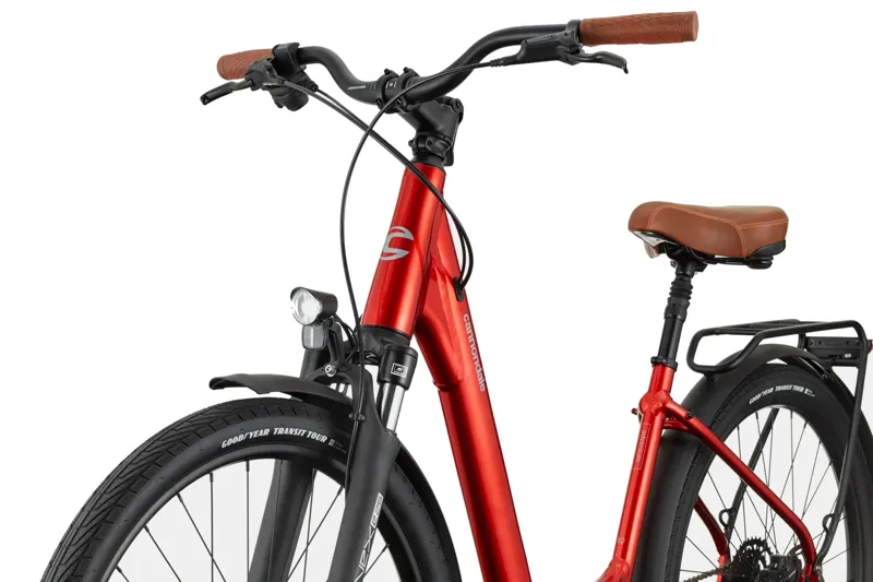 Cannondale Adventure EQ 27.5 Inch Wheel Commuter Hybrid Bike Red-2