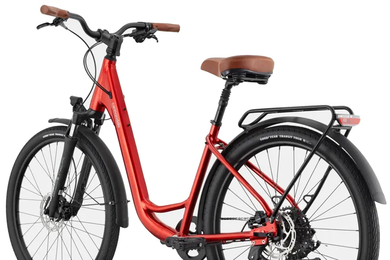 Cannondale Adventure EQ 27.5 Inch Wheel Commuter Hybrid Bike Red-3