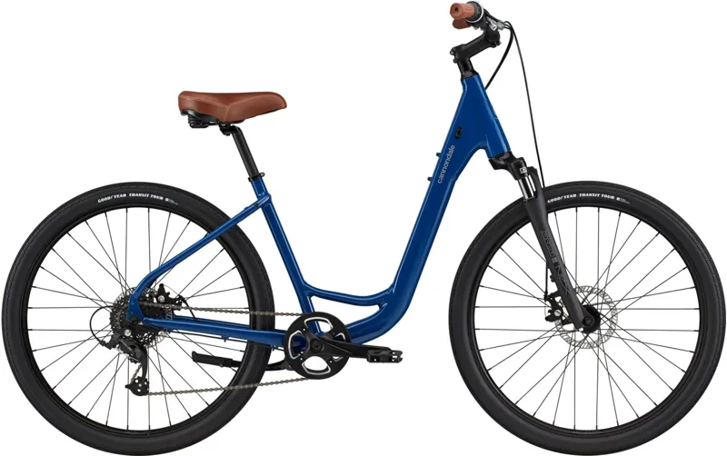 Cannondale Adventure 2 27.5 Inch Wheel Commuter Hybrid Bike Blue