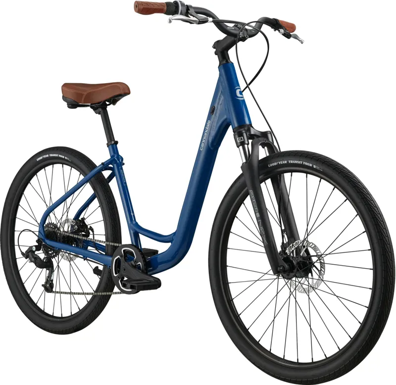 Cannondale Adventure 2 27.5 Inch Wheel Commuter Hybrid Bike Blue-1